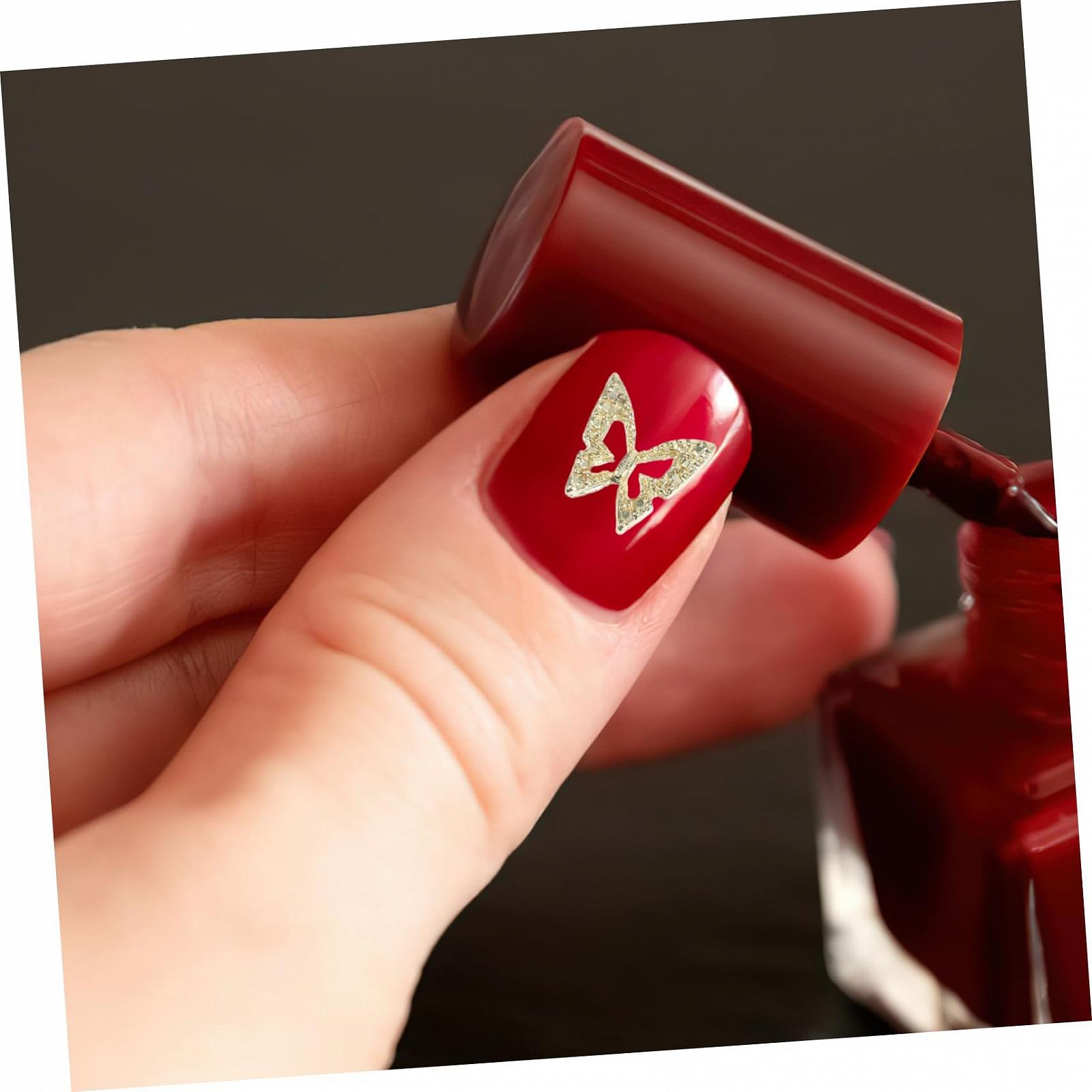 Подвески для ногтей Бабочки Healeved 40 шт. Украшения для маникюра, фото №4