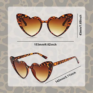 Сонцезахисні окуляри MIVAIUN у формі серця, 4 шт. synthetic.ua - Фото 1