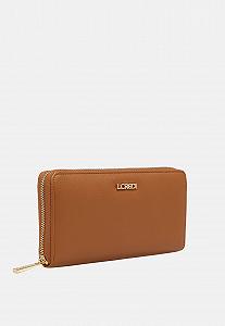Кошелек L.CREDI FLIPPA Bi-Fold, Cognac, коричневый, Contemporary synthetic.ua - Фото 1