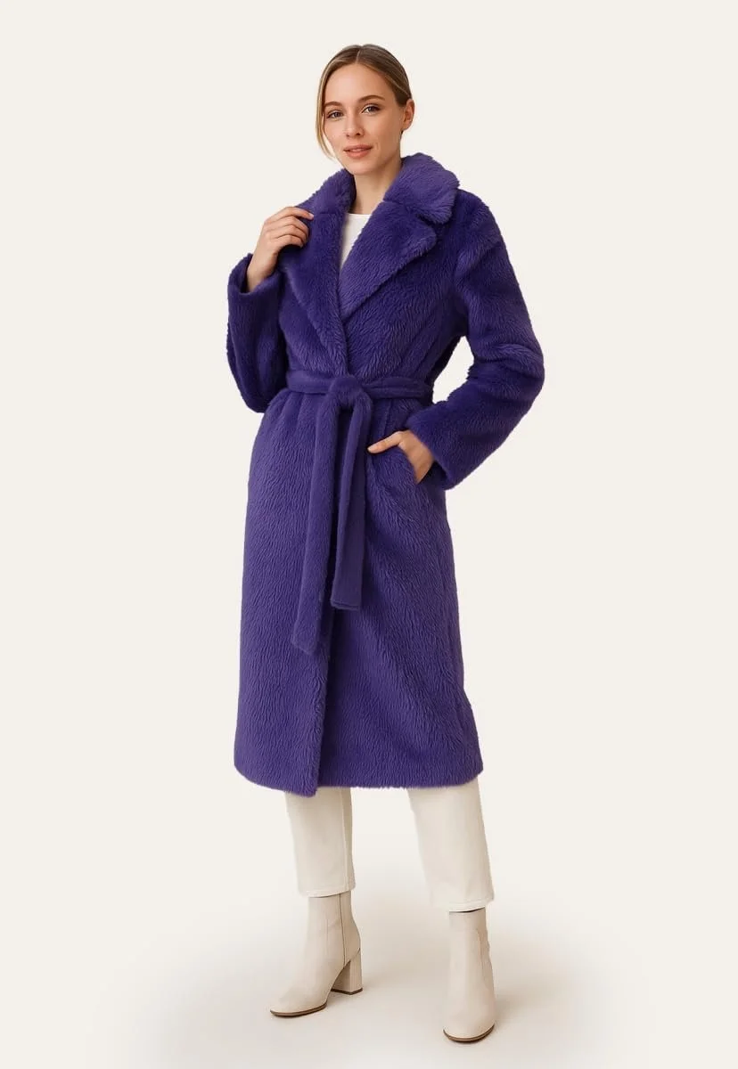 Дублёнка Hollert Julienne Двусторонняя Фиолетовая, фото №6 Дублёнка Hollert Julienne Двусторонняя Фиолетовая, фото №6