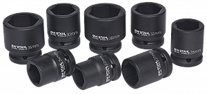 Набор ударных торцевых головок SW-STAHL 07900L 3/4" 22-38 мм 8 предметов - Фото 1