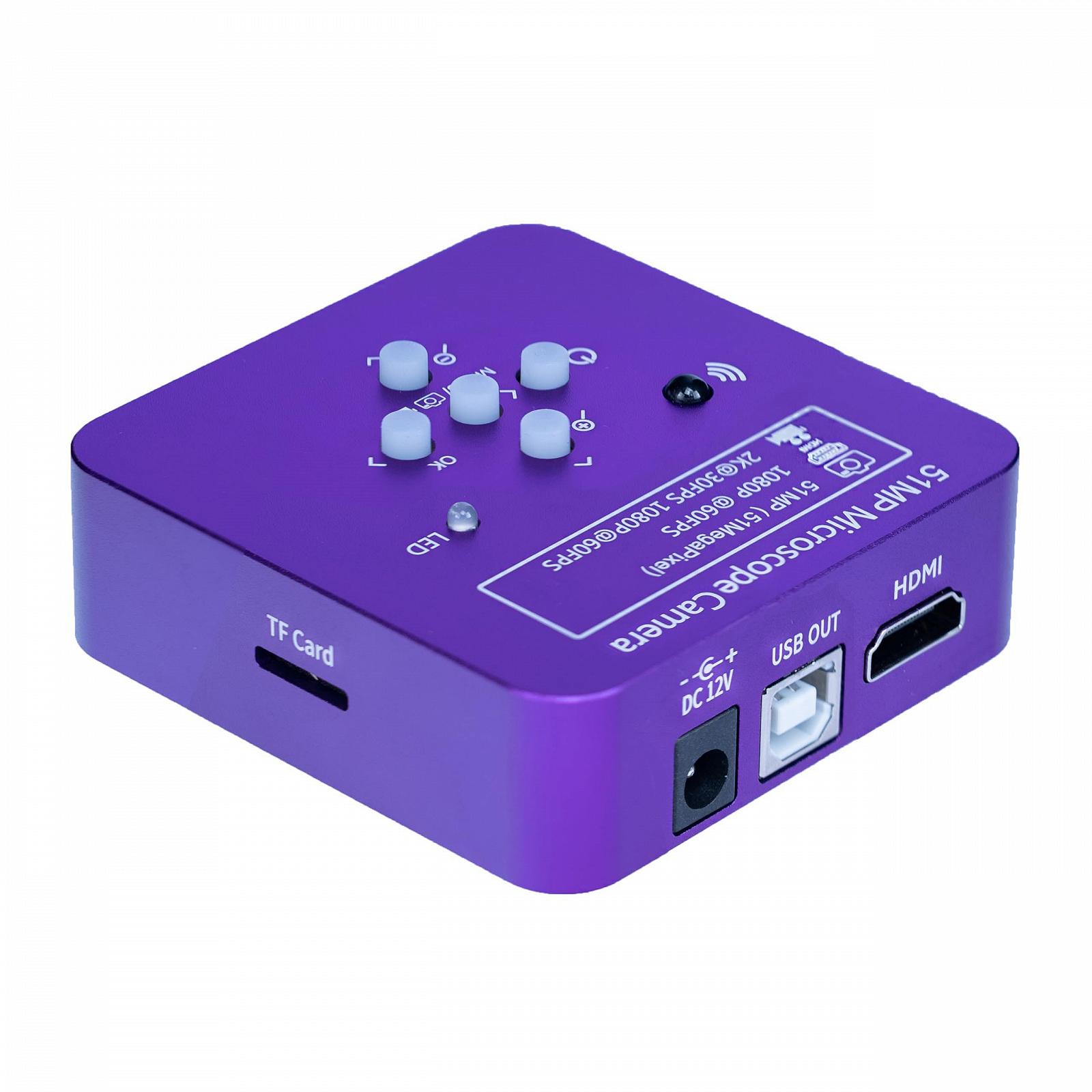 Камера для микроскопа Rosfix Puppis Pink PRO KMPPP HDMI USB 51MP, фото №2