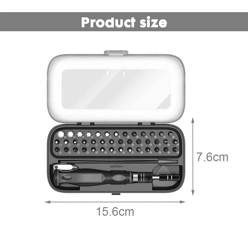 Набор отвёрток Wzhtuzi Precision Mechanic, 48 в 1, магнитный с ударопрочным футляром, фото №7 Набор отвёрток Wzhtuzi Precision Mechanic, 48 в 1, магнитный с ударопрочным футляром, фото №7