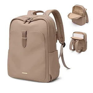 Рюкзак 14 дюймов 16 L Champagne Brown Modern Minimalist - Фото 1