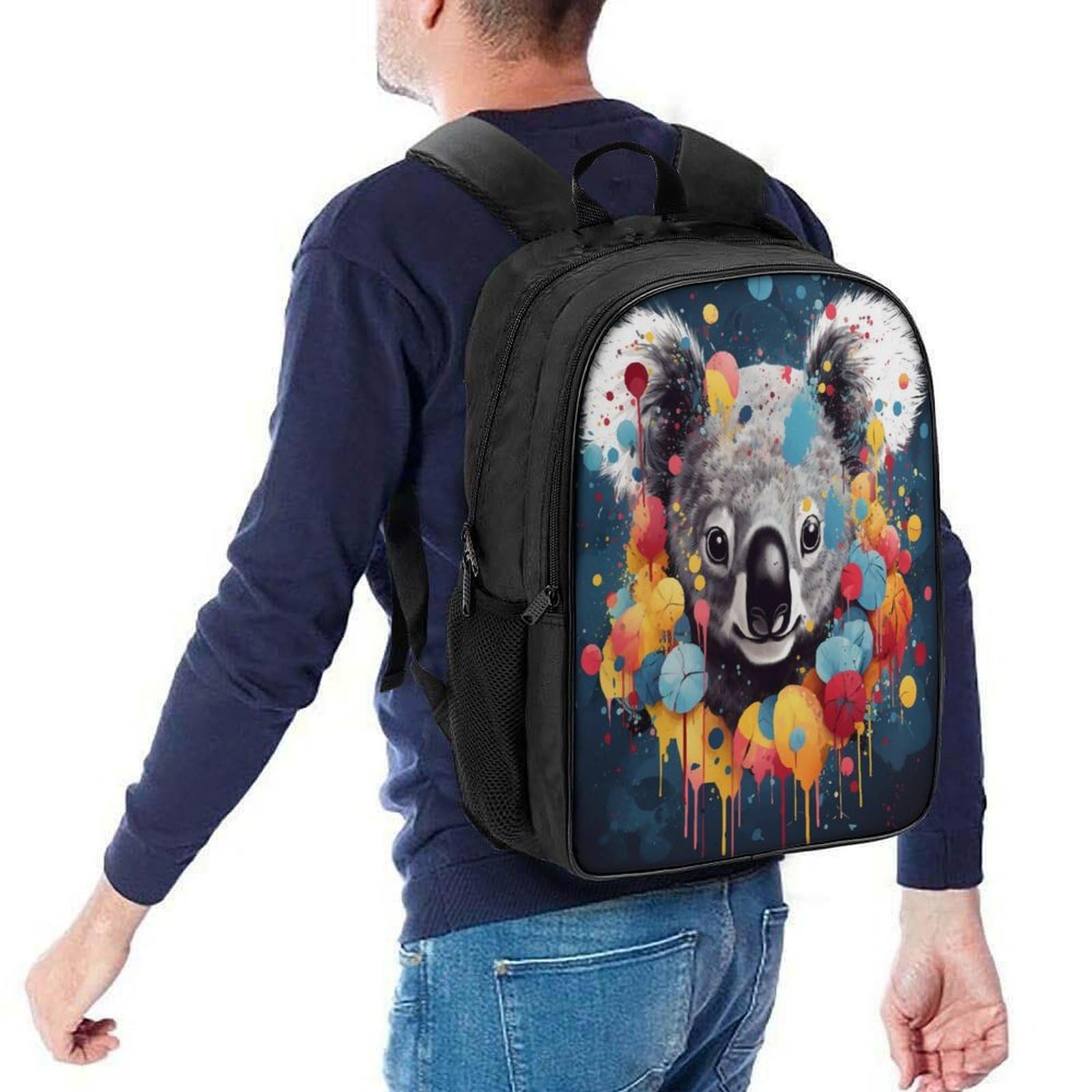 Шкільний рюкзак Koala FPAKAKIIE для дівчаток-підлітків, великий шкільний рюкзак для школи, трекінговий рюкзак, водонепроникний для школи, подорожей, шкільний ранець 40x28x16 см, фото №5