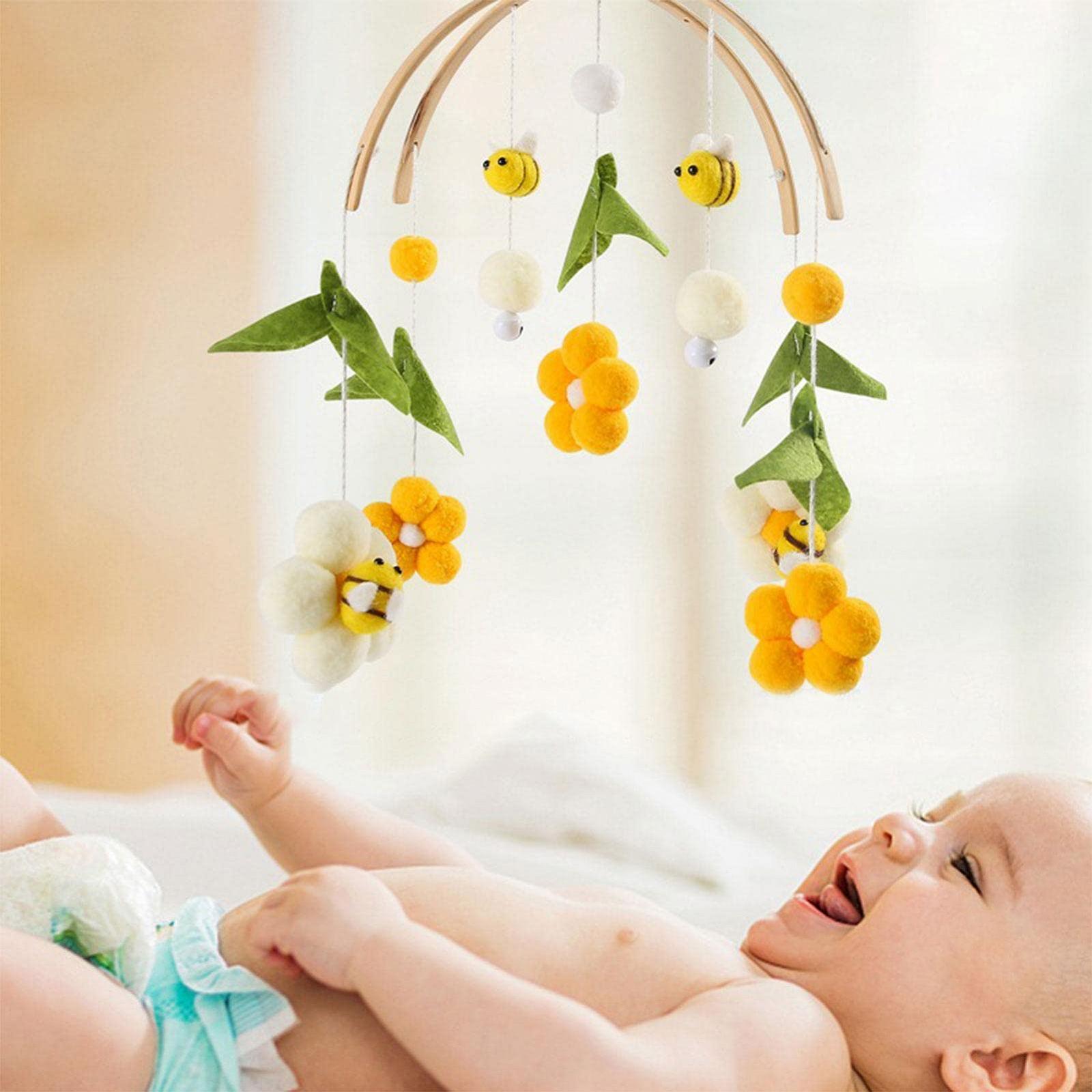 Мобиль Baby Wind Chimes Honey Bee Crib Baby Bed Bell Handmade Hanging Toy Цветок, фото №4