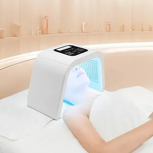 Маска для световой терапии лица LED 7 цветов с ближним инфракрасным светом для омоложения кожи synthetic.ua - Фото 1