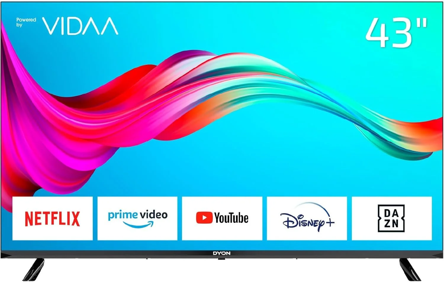 Телевізор 43" Dyon Smart 43 / Full HD / 50 Гц / LCD / Vidaa / Wi-Fi / T2, фото №1 Телевізор 43" Dyon Smart 43 / Full HD / 50 Гц / LCD / Vidaa / Wi-Fi / T2, фото №1