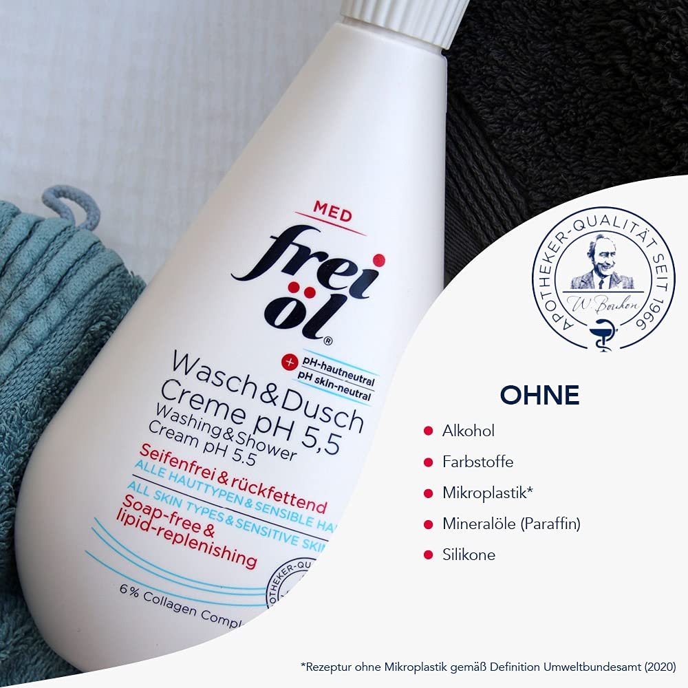 Крем для умывания и душа frei HYDROLIPID BALANCE, 500 мл, фото №5