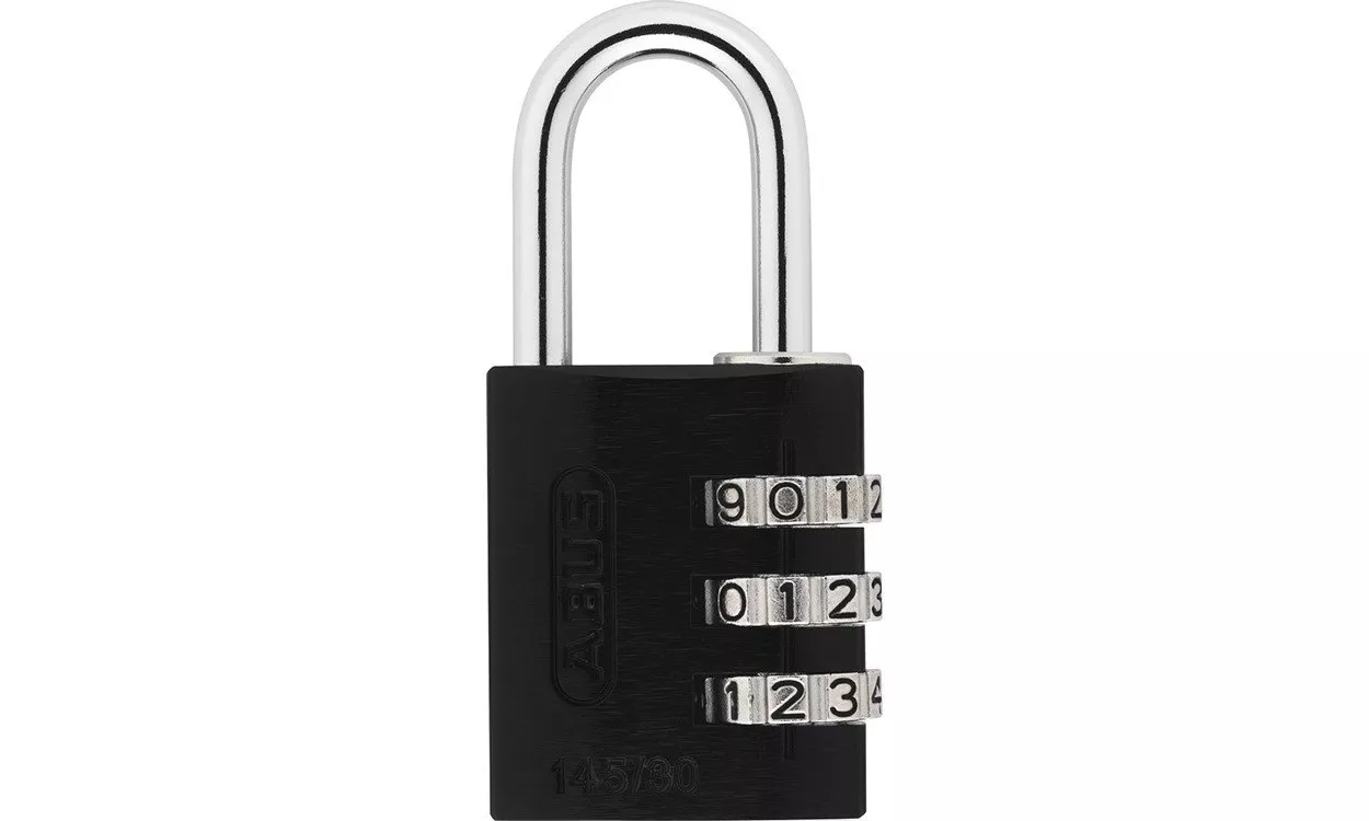 Замок навісний ABUS 145/30 Combination Lock Black 346026, фото №1