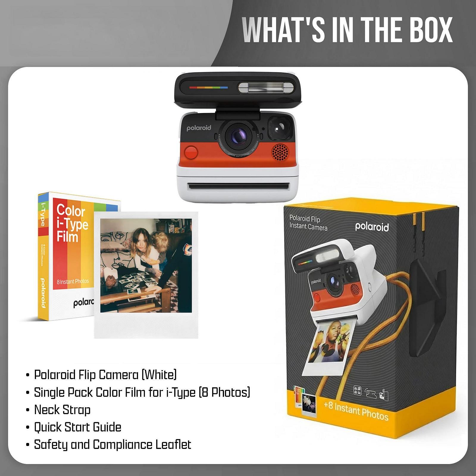 Фотокамера моментальной печати Polaroid Everything Box Flip 79 x 79 мм White с Bluetooth и пленкой, фото №9