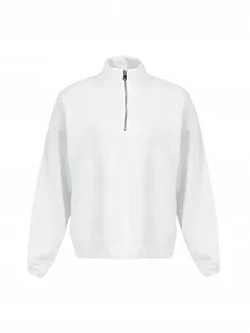 Свитшот LTB Jeans Bonoho Relaxed Хлопок на молнии Белый Размер S - Фото 1