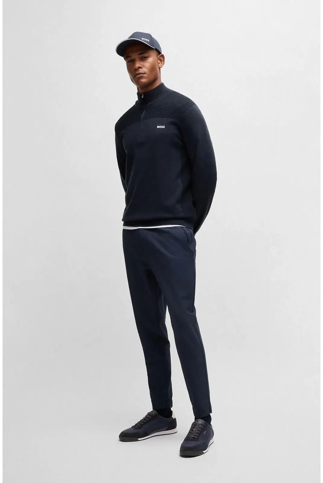 Кросівки BOSS Titanium SL sdtxny Матеріали різні Деталі із замші Шнурівка, фото №3