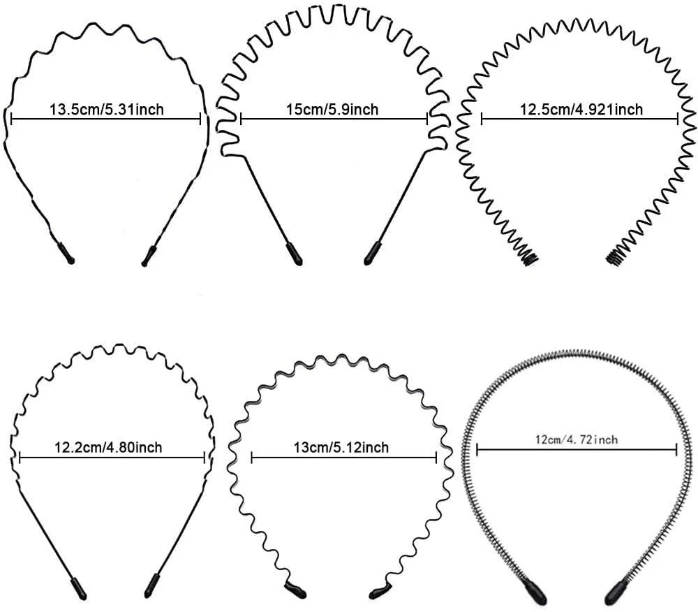 Обруч для волос волнистый, фото №4