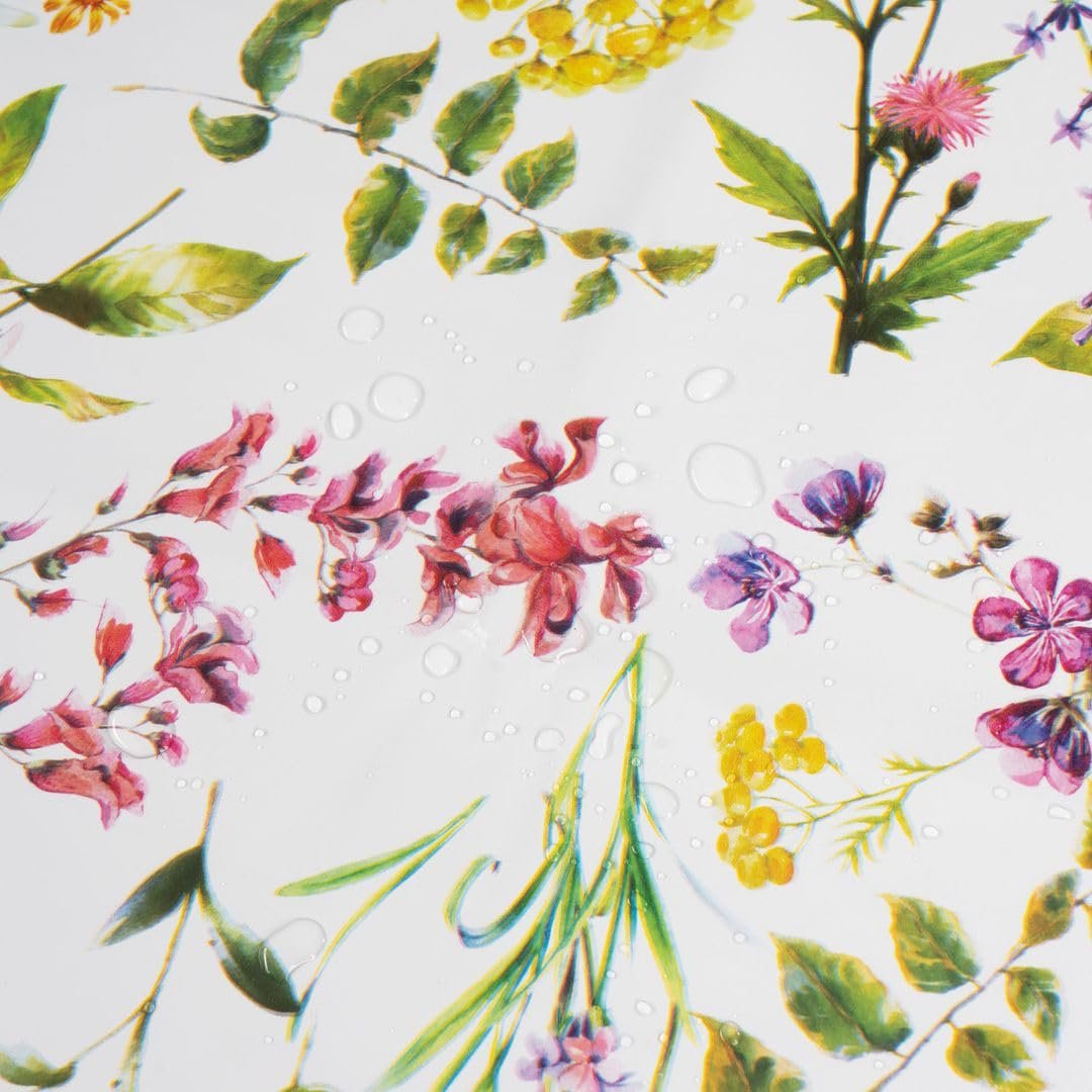 Скатертина laro Premium Line Summer Flowers кругла ПВХ водонепроникна, фото №7