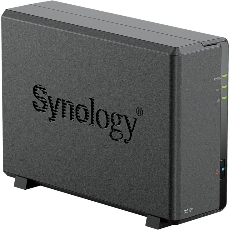 Мережеве сховище Synology DS124 Black, фото №3