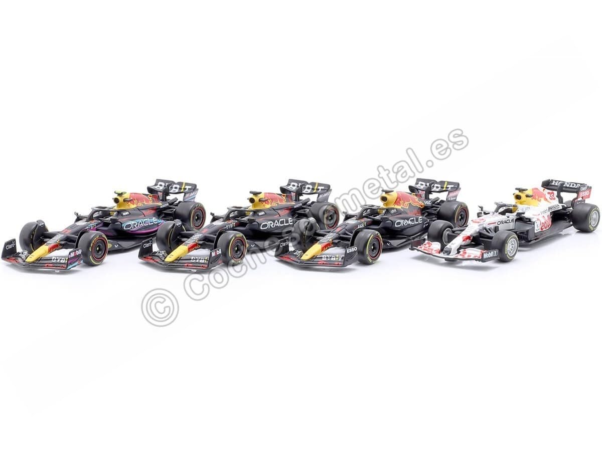 Набір Bburago Red Bull Racing 38092V Модель Формула 1 F1 2021-2023 Верстаппен Масштаб 1:43 12 см, фото №3