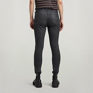 Женские джинсы G‑STAR RAW 3301 Skinny Elto Nero Black - 28 synthetic.ua - Фото 1
