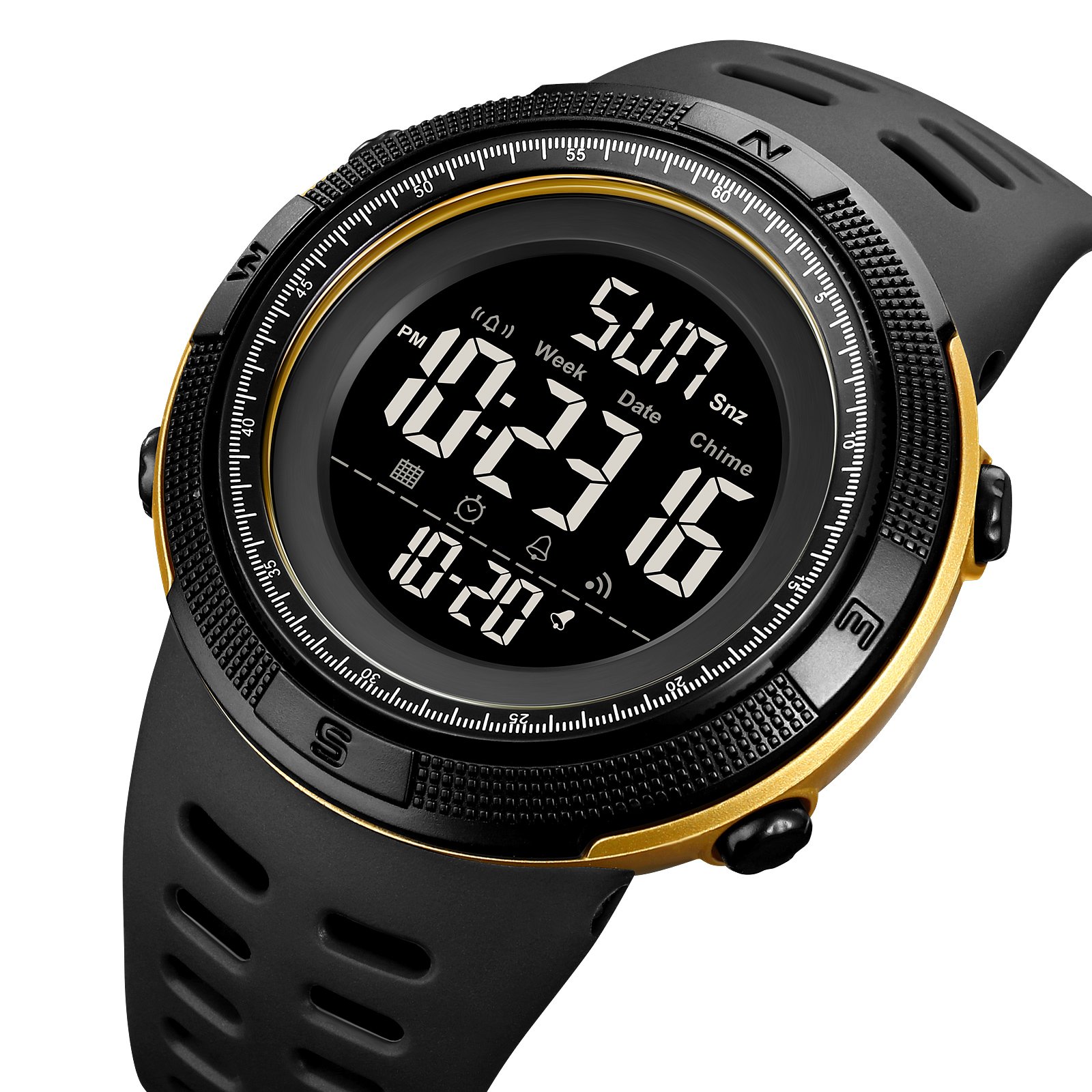 Годинник Skmei 2070BKGD Black-Gold, фото №2