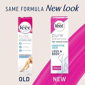 Крем для депиляции Veet Для чувствительной кожи 200 мл synthetic.ua - Фото 1