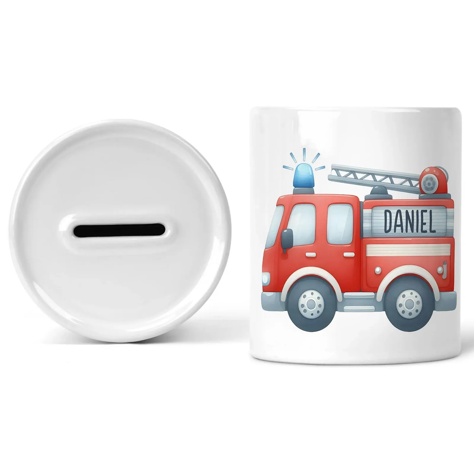 Скарбничка Fire Brigade керамічна Пожежна машина, фото №7