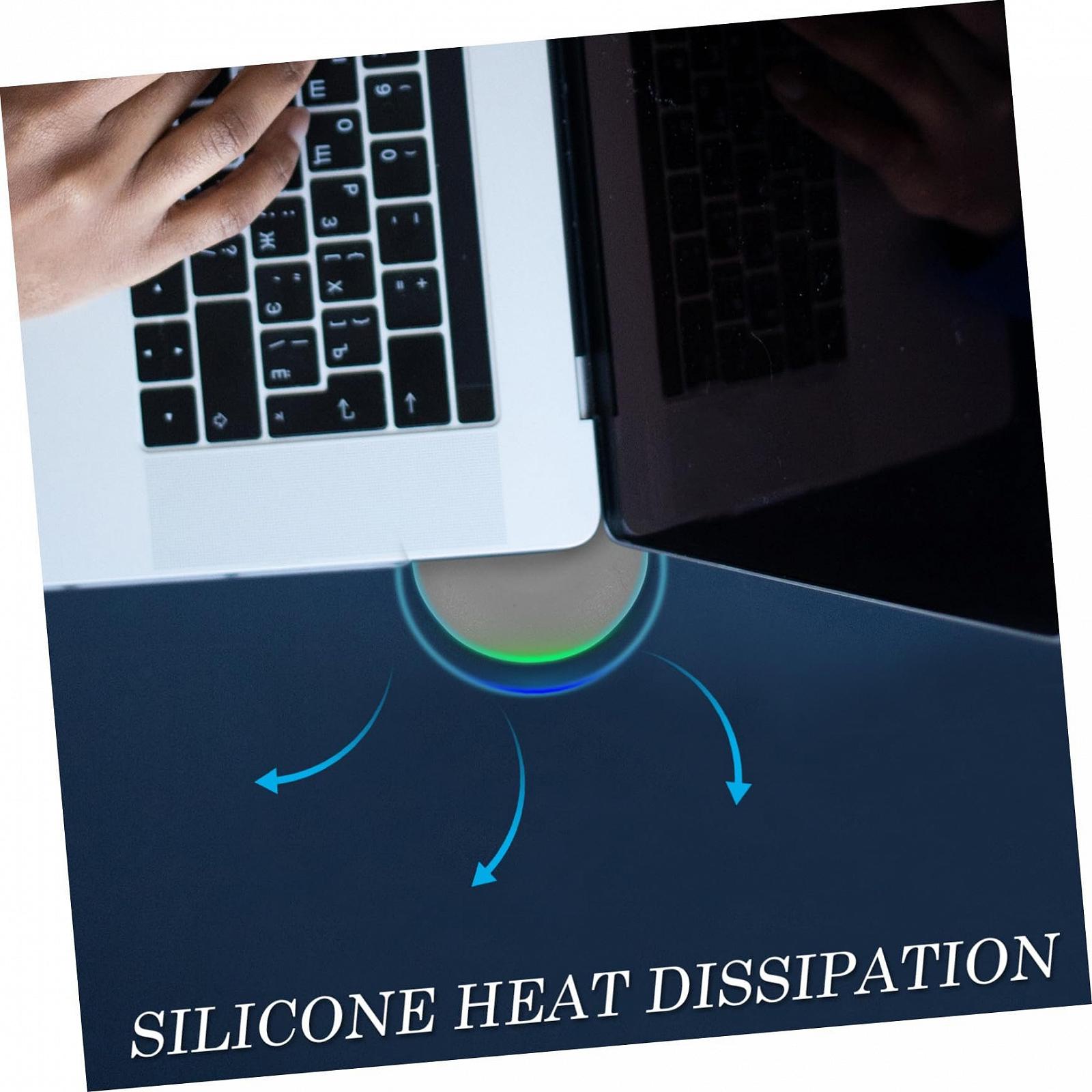 Подставка для ноутбука алюминиевая, регулируемая по высоте, с силиконовыми ножками - 2 шт, фото №4 Подставка для ноутбука алюминиевая, регулируемая по высоте, с силиконовыми ножками - 2 шт, фото №4