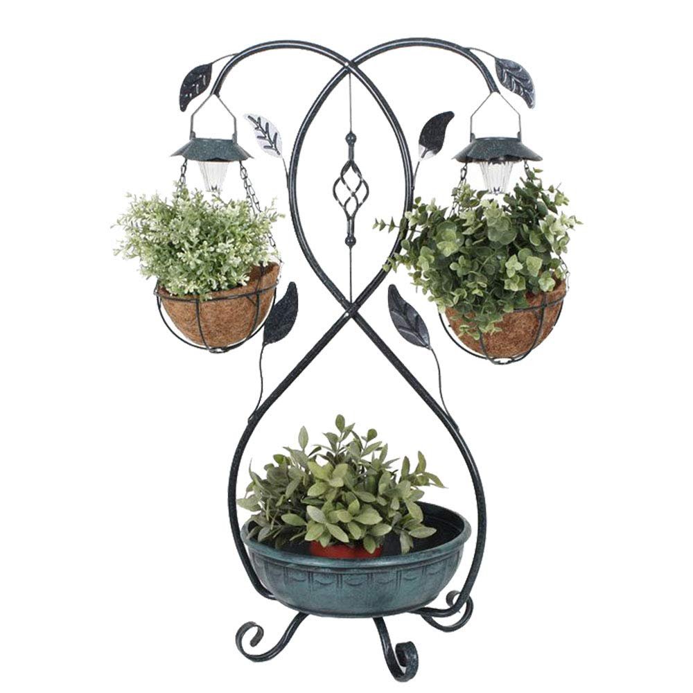 Підставка для рослин Harms 315127 Світлодіодна на сонячній енергії Дизайн листя, фото №1 Підставка для рослин Harms 315127 Світлодіодна на сонячній енергії Дизайн листя, фото №1