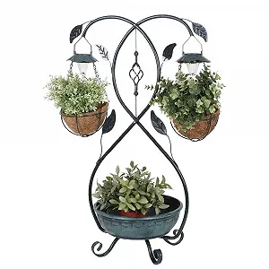 Купить Подставка для растений Harms 315127 Светодиодная на солнечной энергии Дизайн листьев - Фото 1 Подставка для растений Harms 315127 Светодиодная на солнечной энергии Дизайн листьев - Фото 1