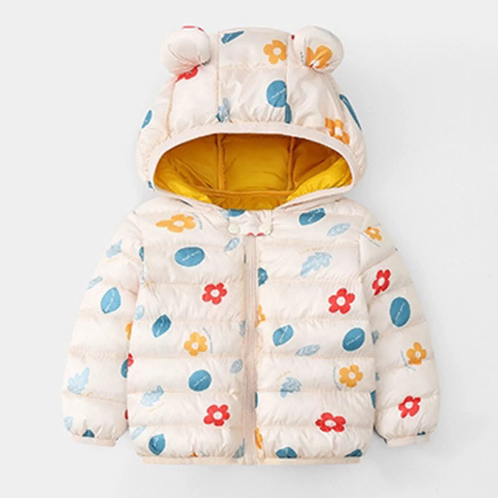 Куртка Осіння з капюшоном для дівчат Пухова, фото №3 Куртка Осіння з капюшоном для дівчат Пухова, фото №3