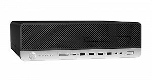 Комп'ютер HP EliteDesk 800 G5 SFF Intel Six Core i7 8700 SSD 512GB Жорсткий диск Пам'ять 16GB Windows 11 Pro 2X Відеокарта AMD Radeon Міні ПК (Відновлений) - Фото 1