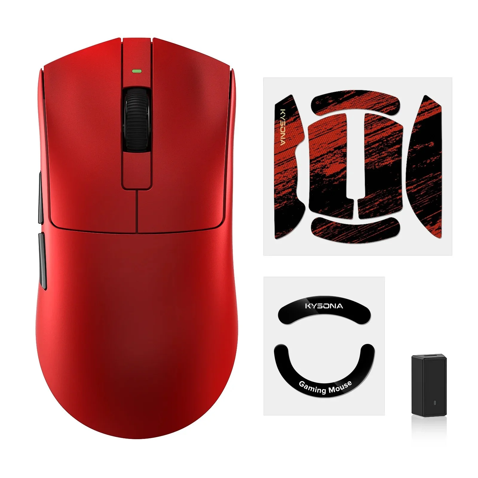 Игровая мышка KYSONA Jupiter Ultra Red PAW3950 30000DPI 8000Гц 750IPS 50G, фото №15