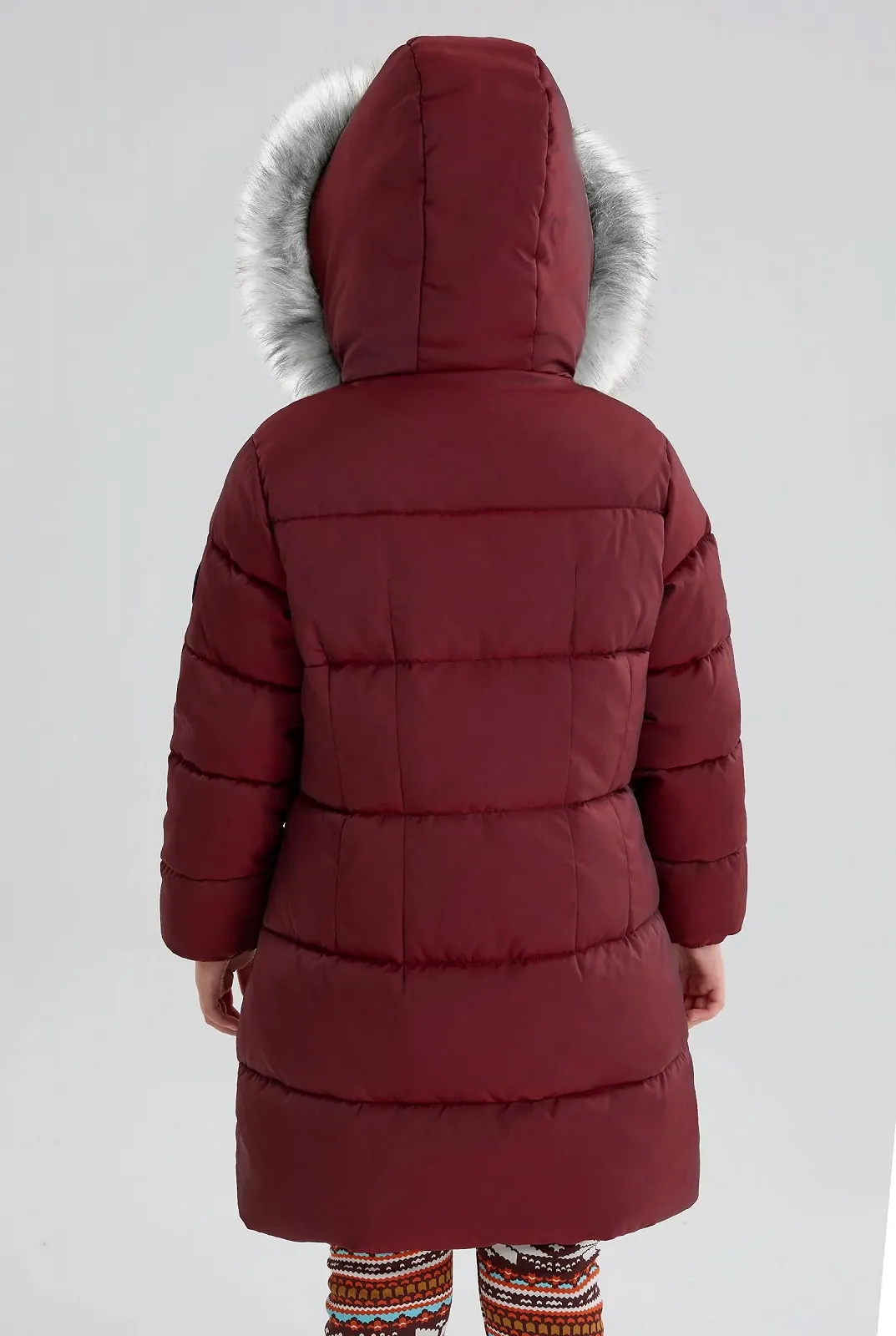 Пухова зимова куртка для дівчаток maoo garden, утеплена штучним пухом, фото №3 Пухова зимова куртка для дівчаток maoo garden, утеплена штучним пухом, фото №3