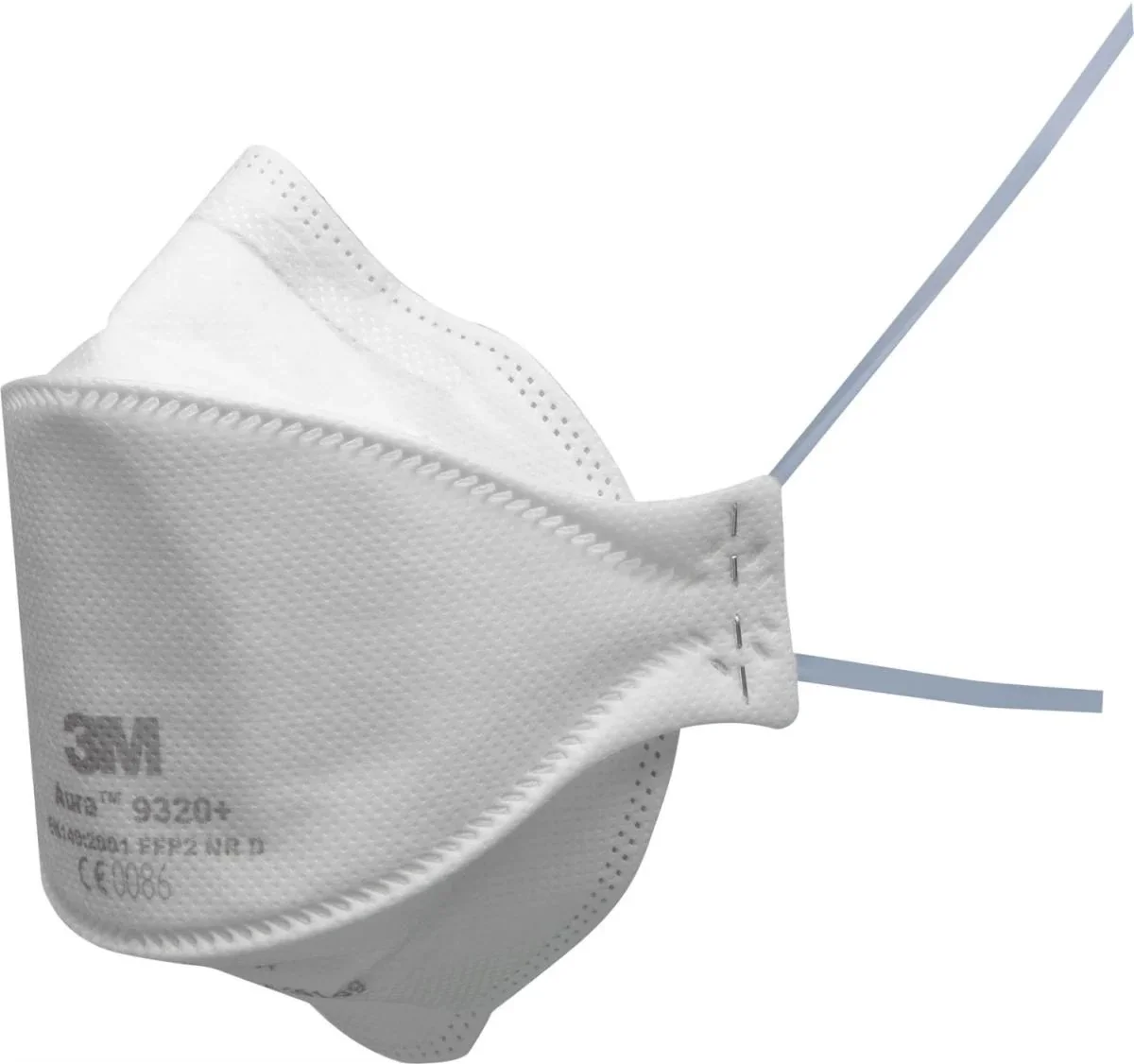 Одноразовий респіратор без клапана 3M AURA 9320+ FFP2 (20шт.) Білий, фото №2 Одноразовий респіратор без клапана 3M AURA 9320+ FFP2 (20шт.) Білий, фото №2