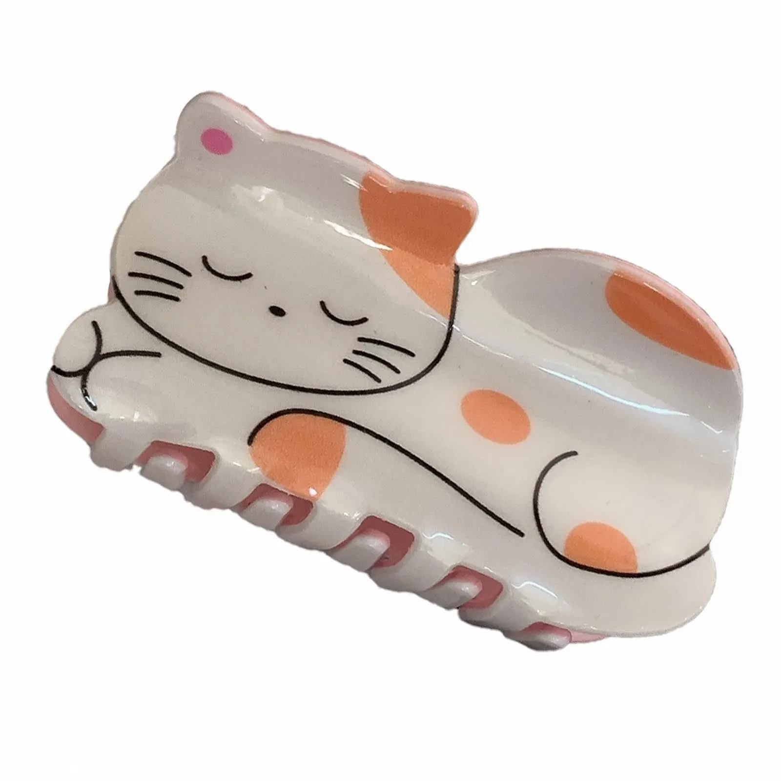 Акриловая заколка для волос Мультяшное Животное Для женщин Сильно держит Тонкие Густые волосы Для работы Банкета Вечеринки, фото №6