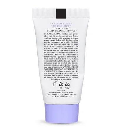 Тонувальний бальзам-догляд Evo Fabuloso Platinum Blonde Colour Intensifying / 30 мл, фото №2
