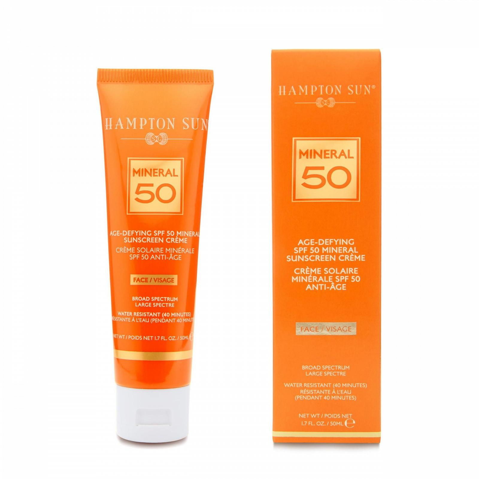 Сонцезахисний крем Hampton Sun Mineral Age Defying SPF 50 50 мл, фото №4