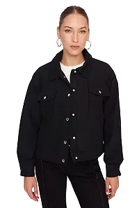 Пальто TRENDYOL Woven Plain Regular Shift synthetic.ua - Фото 1