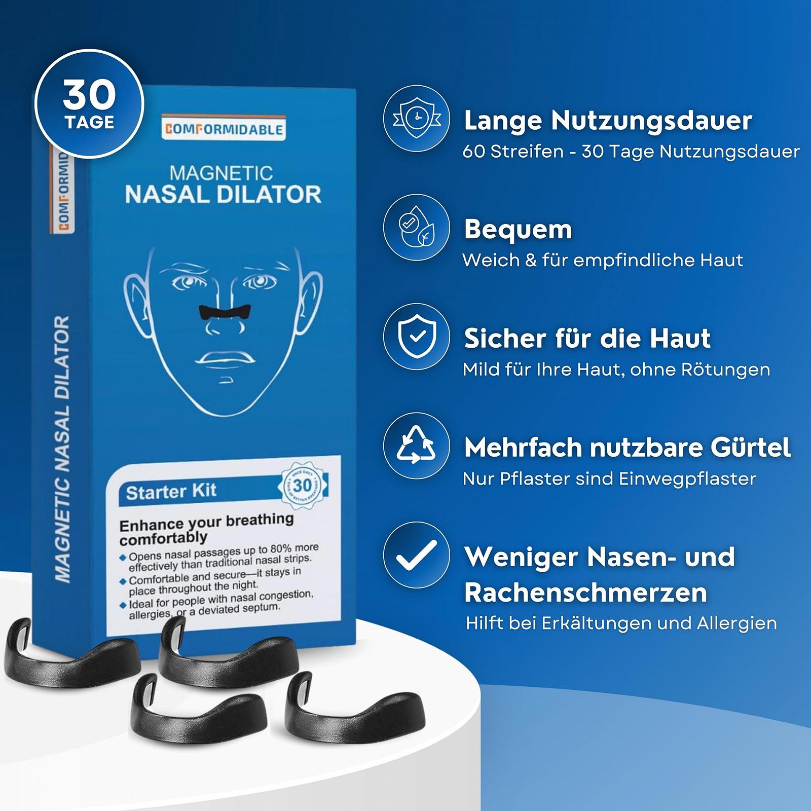 Пластир на ніс магнітний 60 шт на 30 днів магнітні смужки для носа для кращого сну та дихання, фото №7