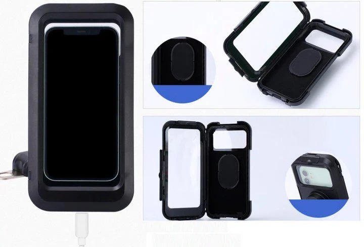 Велодержатель для телефона Bicycle Gear Phone Holder Black 050493, фото №2