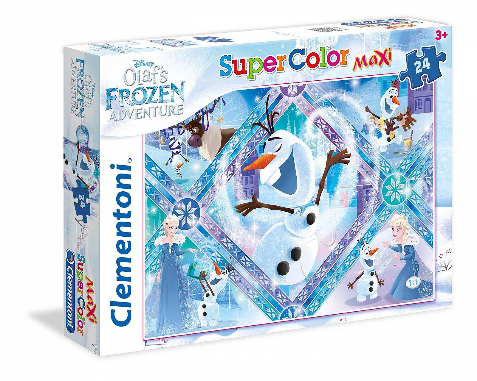 Пазл Clementoni Supercolor Olaf's Frozen Adventure 24 Maxi детали 24072 Multicolour, фото №1