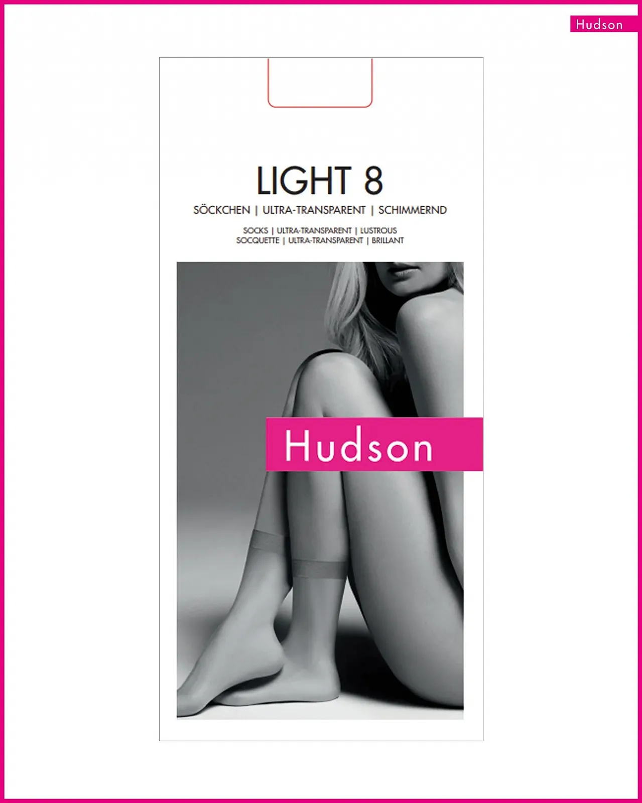 Носки Hudson Light 8 Прозрачные Блестящие 8 Denier, фото №4