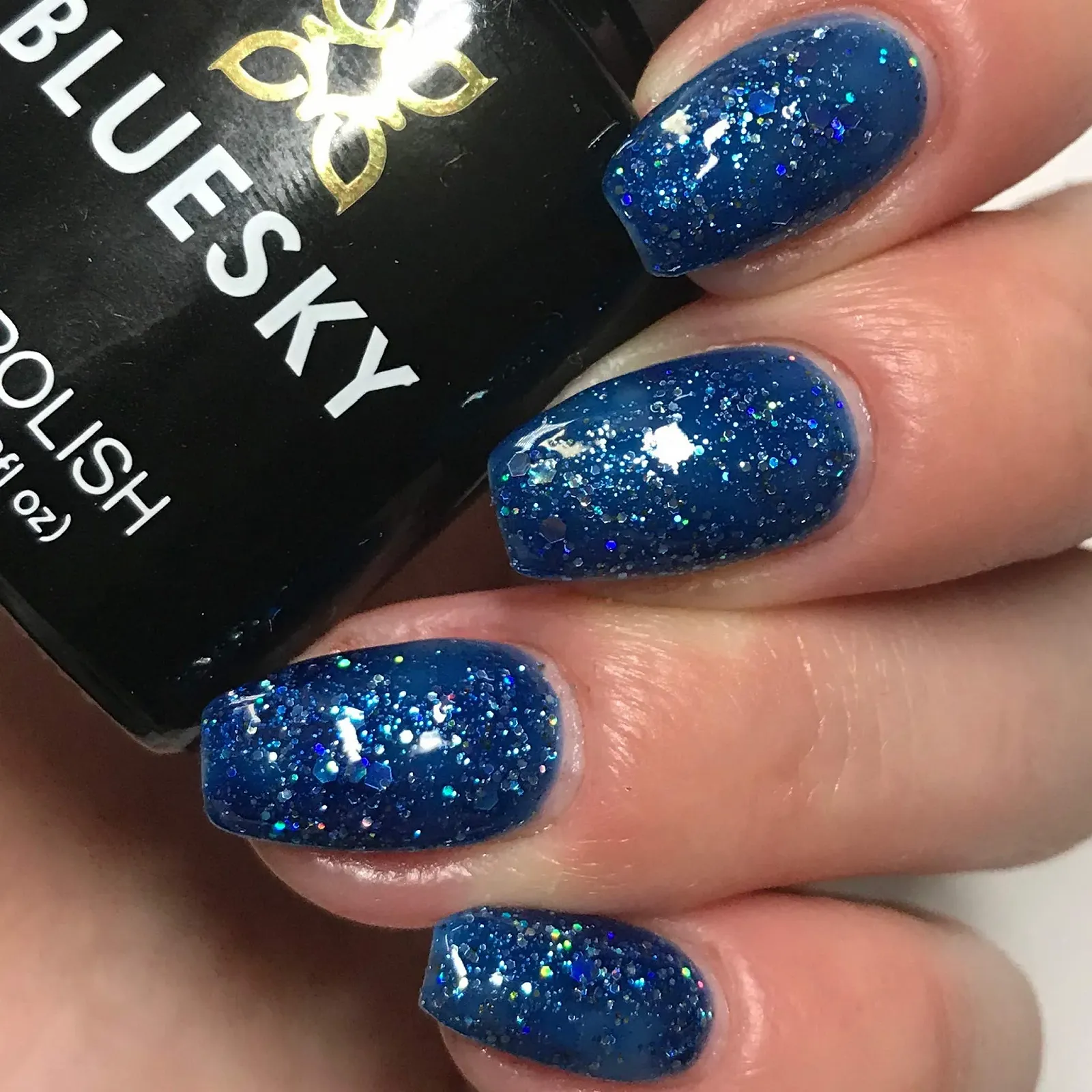 Гель-лак Bluesky Midnight Blue BLZ13, фото №3