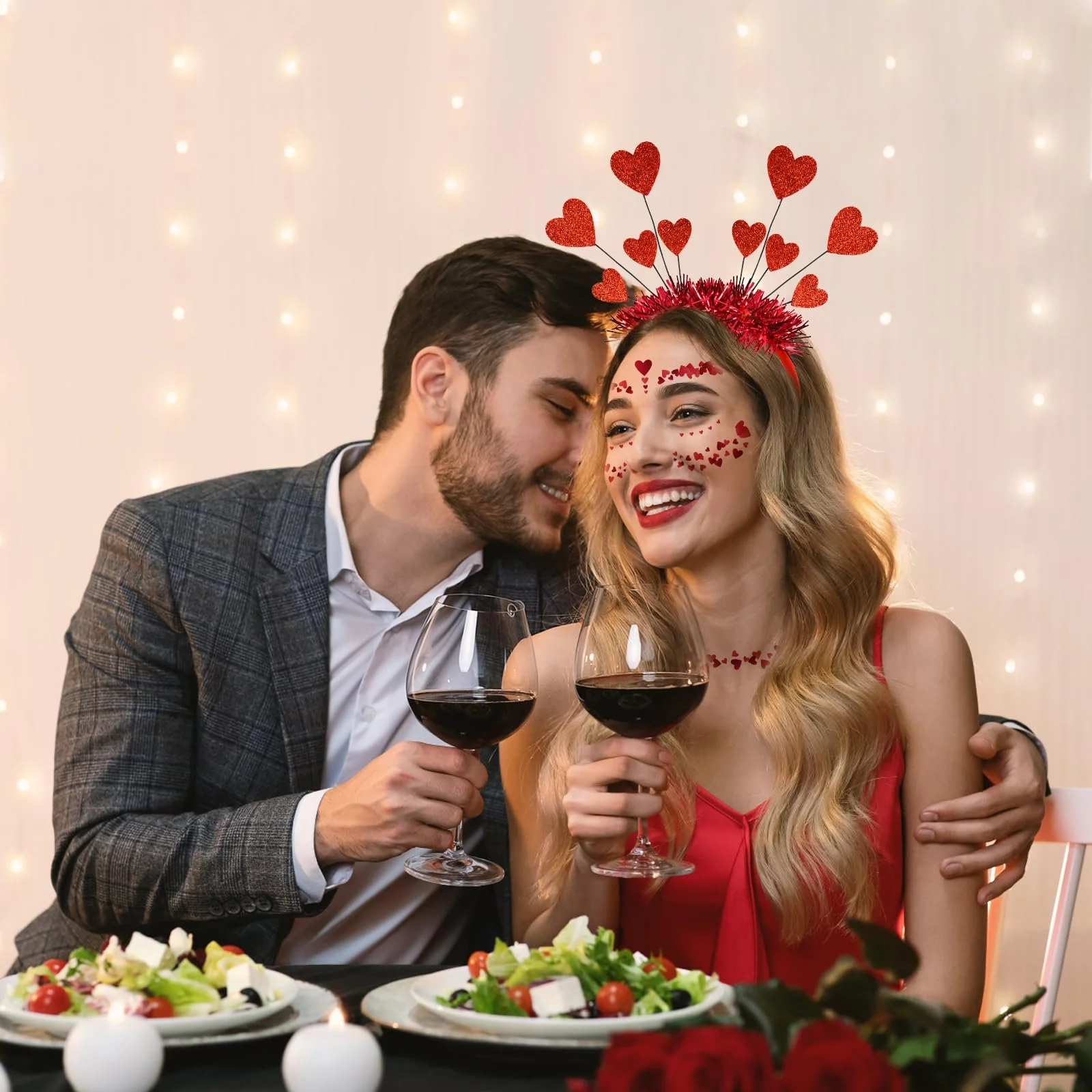 Обруч Сердце Красный Набор из 2, фото №7