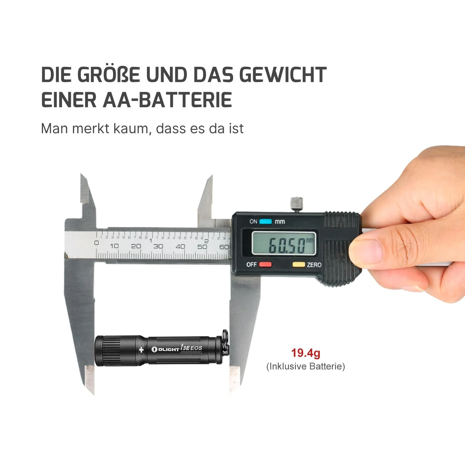 Ліхтар Olight I3E EOS LED Mini з кільцем для ключів 90 люмен, фото №4 Ліхтар Olight I3E EOS LED Mini з кільцем для ключів 90 люмен, фото №4