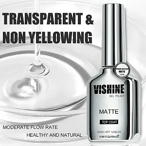 Топ Матовий Vishine 16 мл, стійкий до пудри synthetic.ua - Фото 1