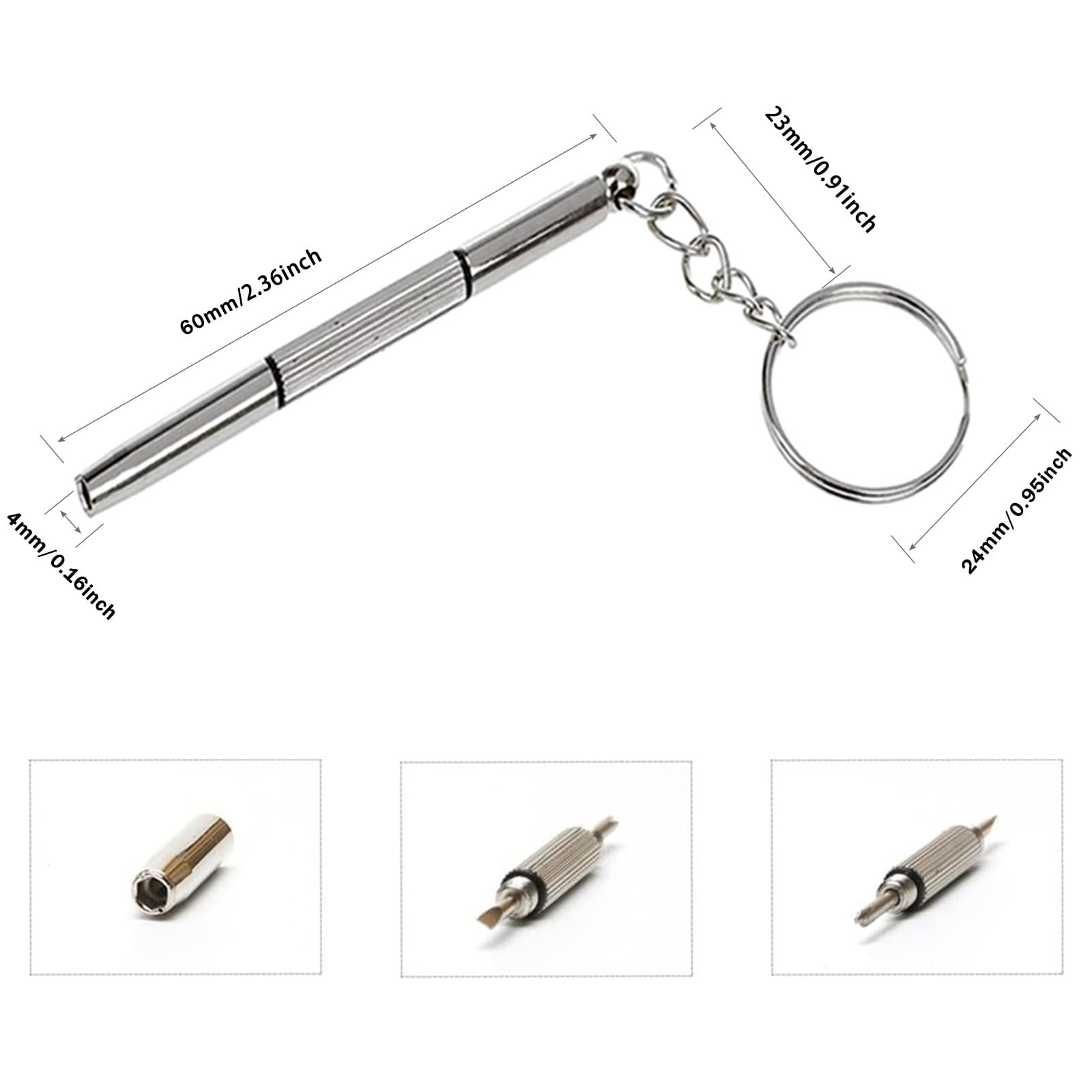 Набір Міні Викрутка Хрестова Прецизійна Багатофункціональна Метал Сіра, фото №2 Набір Міні Викрутка Хрестова Прецизійна Багатофункціональна Метал Сіра, фото №2