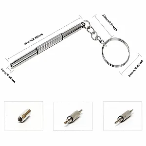 Набір Міні Викрутка Хрестова Прецизійна Багатофункціональна Метал Сіра synthetic.ua - Фото 1