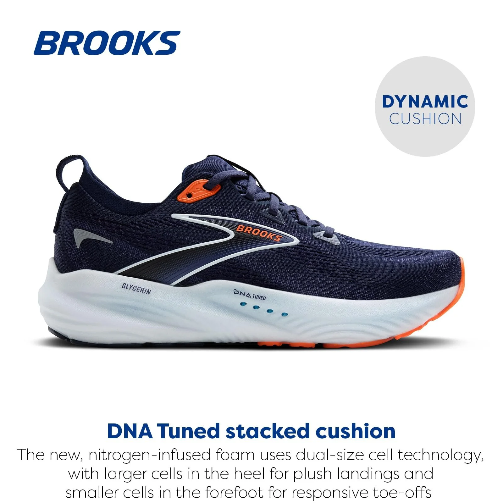 Кросівки Brooks Glycerin 22 Чоловічі, фото №2 Кросівки Brooks Glycerin 22 Чоловічі, фото №2