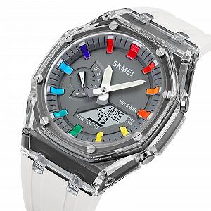 Годинник Skmei 2100WTGY White-Grey SALE synthetic.ua - Фото 1