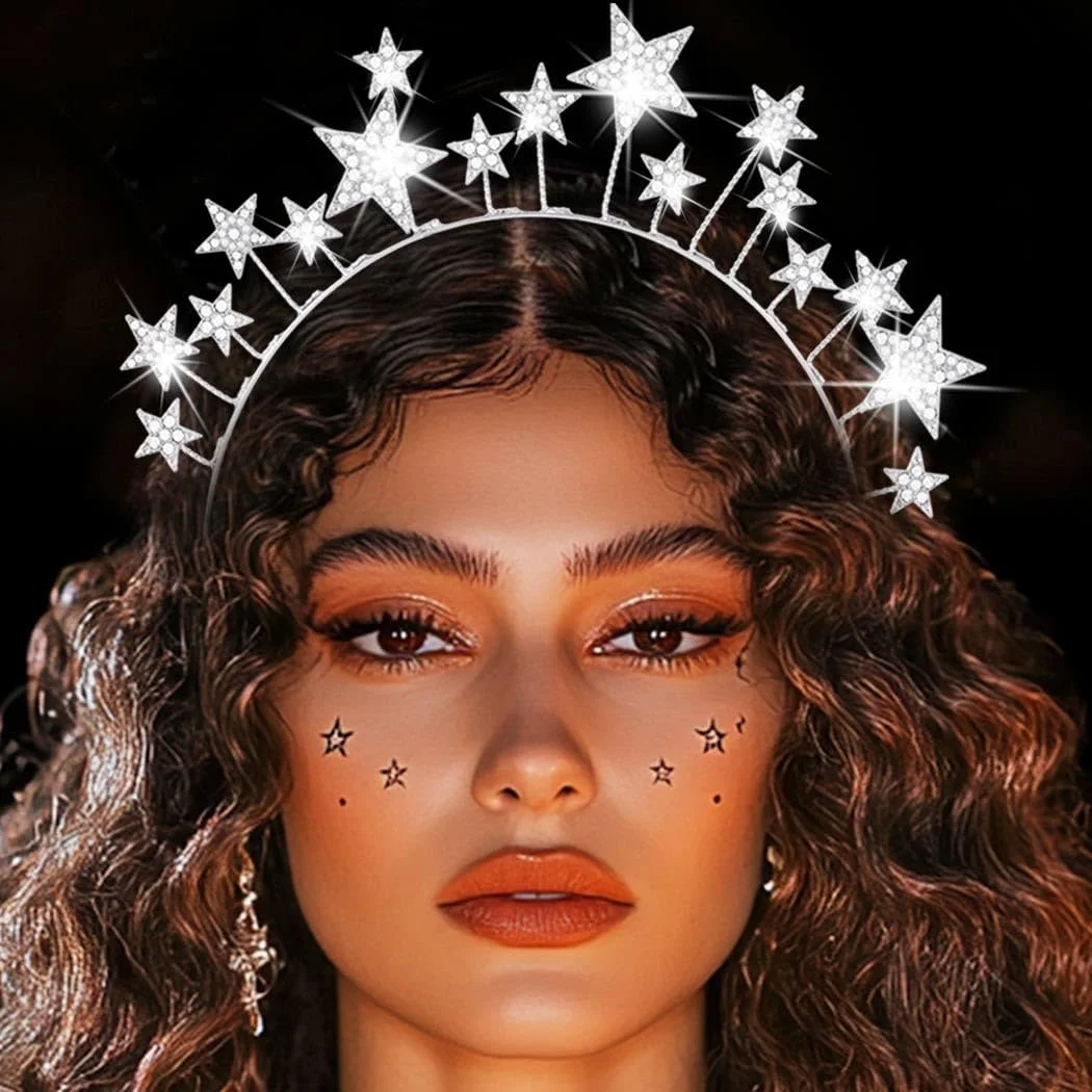 Обруч для волосся зі світлодіодною короною Zoestar, фото №1